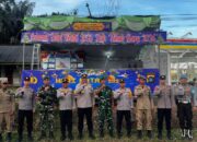 Pengamanan Nataru Polsek Sungaiselan. Foto: Istimewa