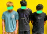3 Tersangka diamankan polisi. Foto: Humas