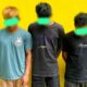 3 Tersangka diamankan polisi. Foto: Humas