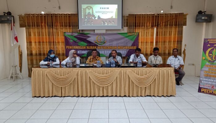 Hasil Rakor PAKEM 2025, Kejari Tak Temukan Aliran Kepercayaan Menyimpang di Bangka Barat