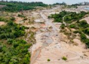 Tambang Timah Hajar DAS Air Putih. Foto: Rizki R