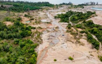 Tambang Timah Hajar DAS Air Putih. Foto: Rizki R