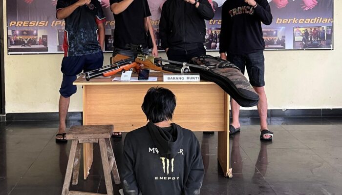 Gudang Warga Babar Dicuri, Polisi Sita Handphone dan 2 Pucuk Senapan