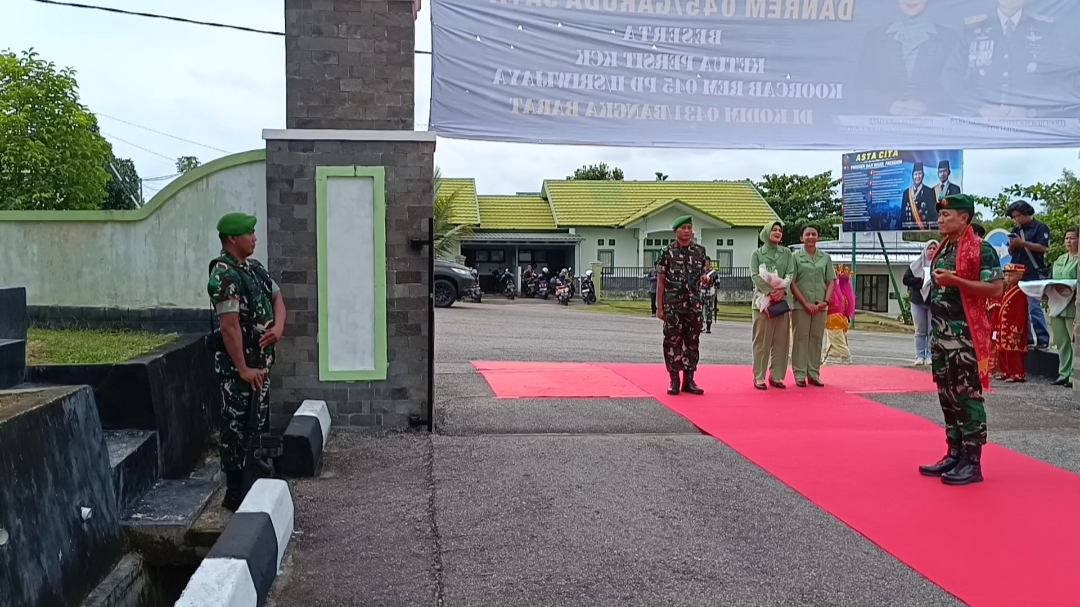 Eks Dansat 81 Kopassus, Brigjen TNI Nur Wahyudi Kunker ke Bangka Barat
