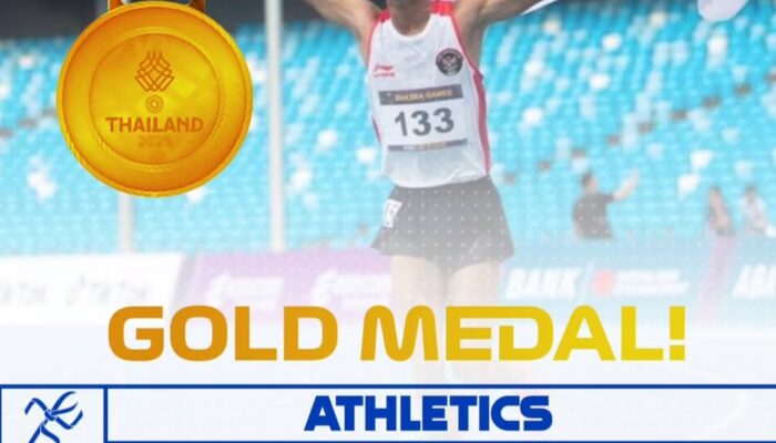Pelari Bangka Belitung Roby Syianturi Sumbang Emas SEA Games 2025