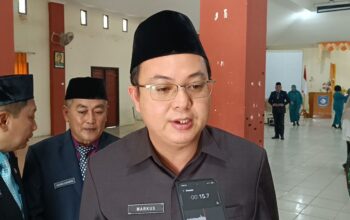 Bupati Bangka Barat, Markus. Foto: Rizki Ramadhani.