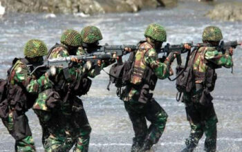 Anggota TNI AD sedang melakukan latihan. Foto: Istimewa.