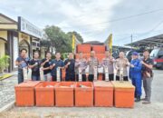 Polres Bangka Barat menggagalkan penyelundupan timah di Pelabuhan Tanjung Kalian. Foto: Istimewa.
