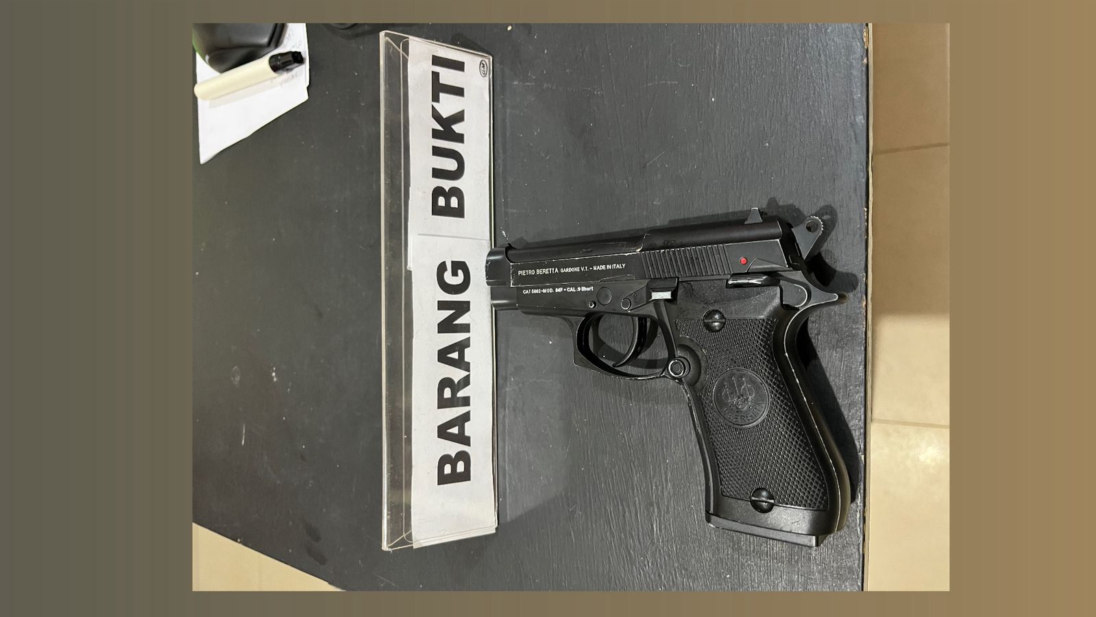 Barang bukti yang diamankan Polsek Jebus. Foto: Istimewa.