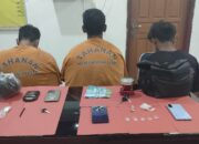 Tiga remaja di Mentok terjerat kasus narkoba. Foto: Istimewa.