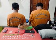 Dua remaja di Mentok terjerat kasus narkoba. Foto: Istimewa.