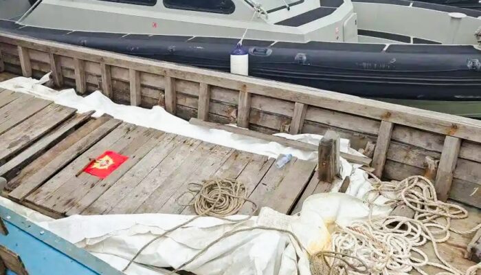 Tim Gabungan Amankan Kapal Pengangkut 25 Ton Pasir Timah