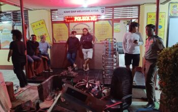 Barang bukti pencurian yang diamankan di Mapolsek Mentok. Foto: Rizki Ramadhani.
