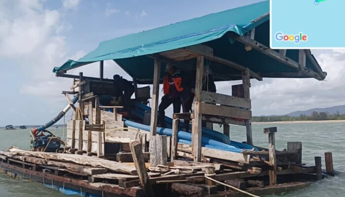 Polisi Amankan 2 PIP Selam dan 7 Orang di Perairan Tembelok