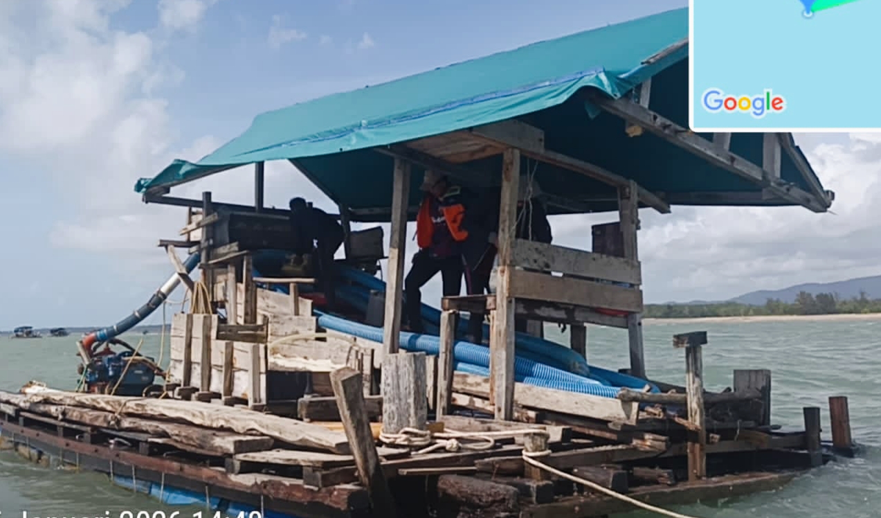 PIP selam yang diamankan polisi dari Perairan Tembelok. Foto: Istimewa.