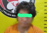 Tersangka JH diamankan petugas. Foto: Istimewa.