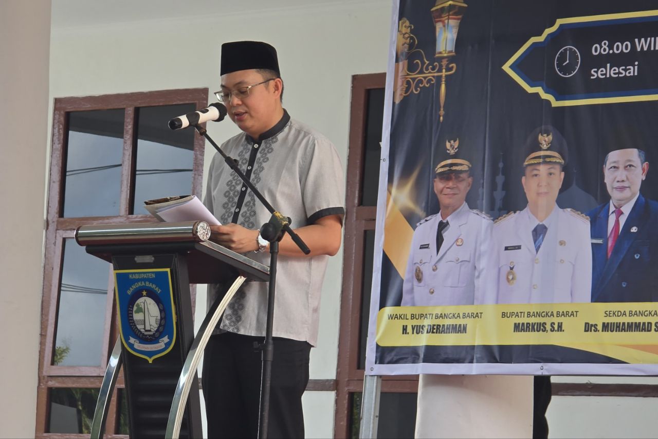 Bupati Bangka Barat, Markus. Foto: Rizki Ramadhani.