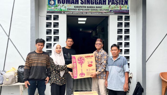 Yus Derahman Tambah Fasilitas Rumah Singgah Pasien di Palembang