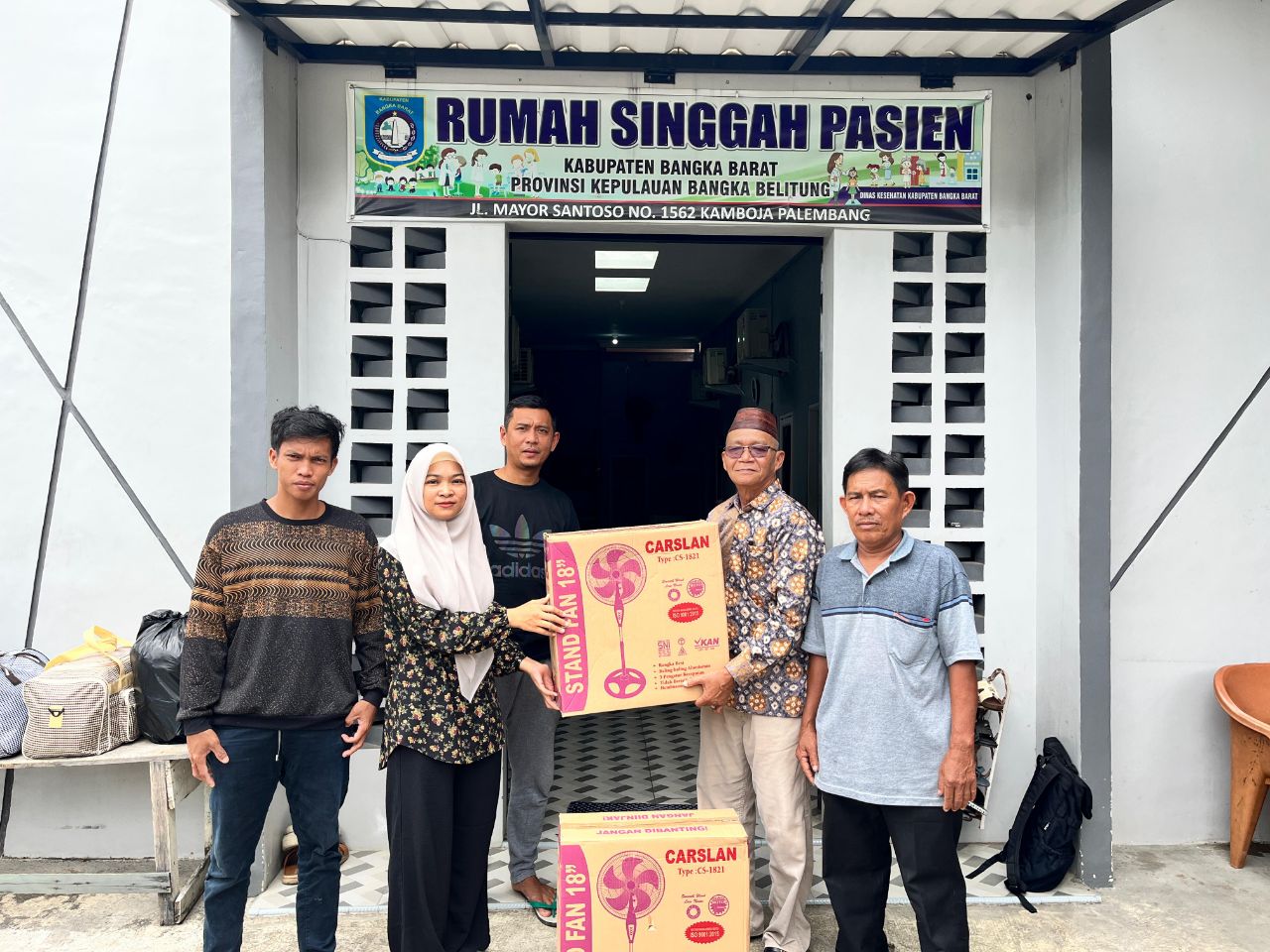 Peninjauan rumah singgah di Palembang. Foto: Istimewa.