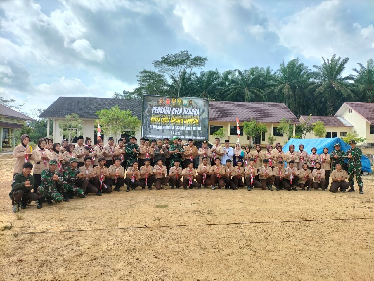 Perkemahan KKRI Kodim Bangka Barat. Foto: Istimewa.