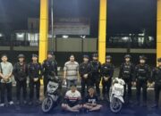 Dua remaja dibekuk Brimob Polda Bangka Belitung. Foto: Istimewa.