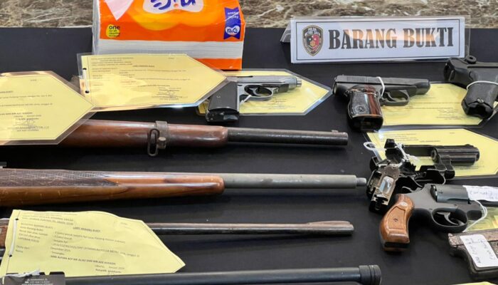 Polisi Bongkar Penjualan Senpi Ilegal Lewat TikTok dan E-Commerce