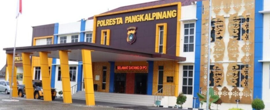 Mapolresta Pangkalpinang. Foto: Istimewa.