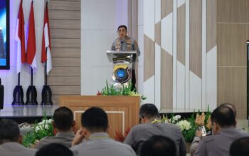 Kapolda Babel Minta Jajaran Kawal Program Pemerintah Pusat. Foto: Istimewa.