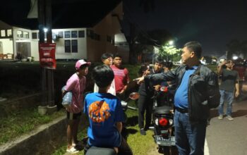 Ditresnarkoba Polda Babel menyambangi tongkrongan anak muda. Foto: Istimewa.