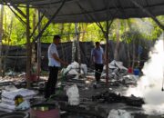 Gudang Digrebek Ditpolairud Polda Babel, Belasan Balok Timah Disita