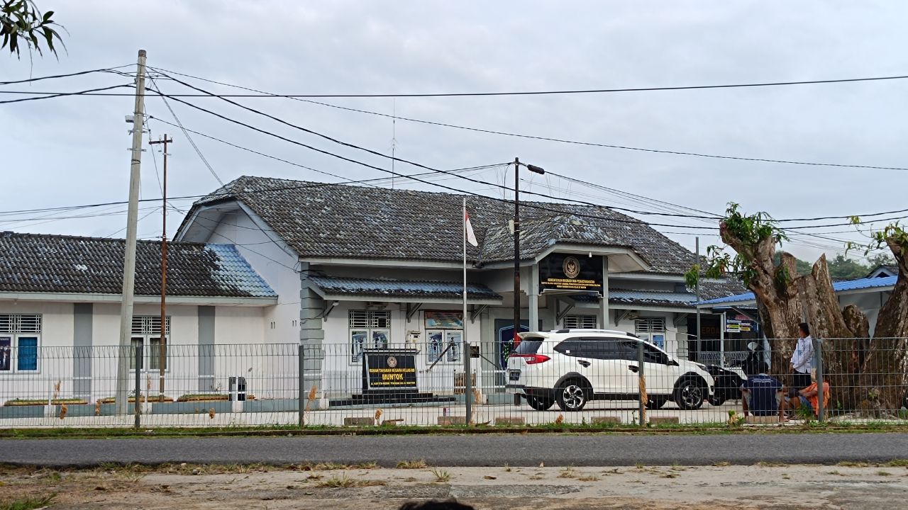 Kabel milik Rutan Mentok dicuri Kakap. Foto: Rizki Ramadhani.