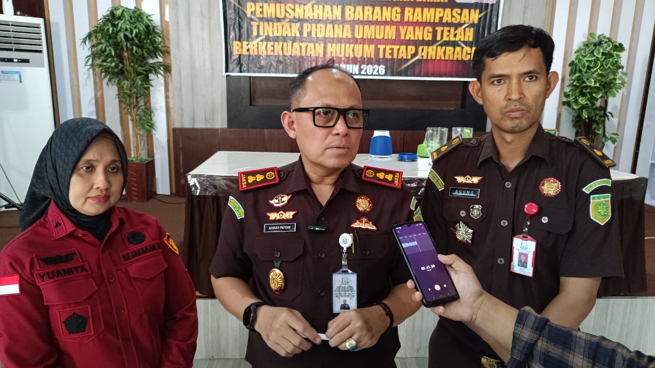 Kajari Bangka Barat, Ahmad Patoni. Foto: Rizki Ramadhani.