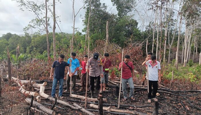 Polsek Simpang Teritip Perkuat Ketahanan Pangan Bersama Warga
