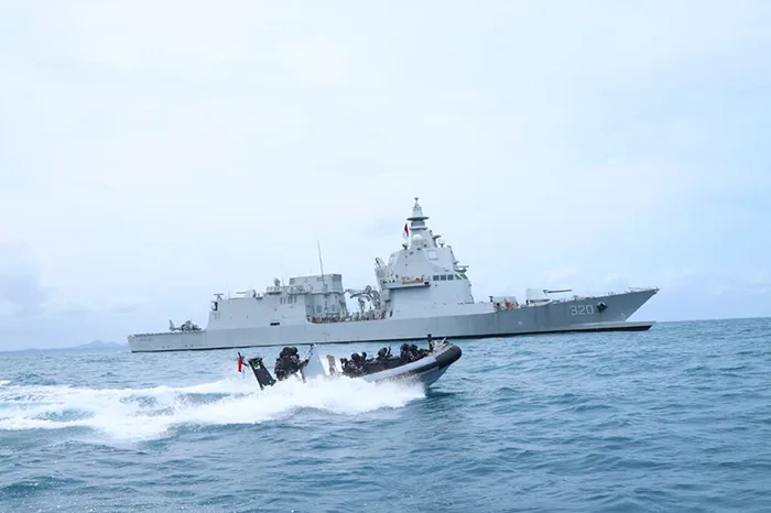 Operasi penyelamatan aset negara di Bangka Belitung. Foto: Dispen TNI AL