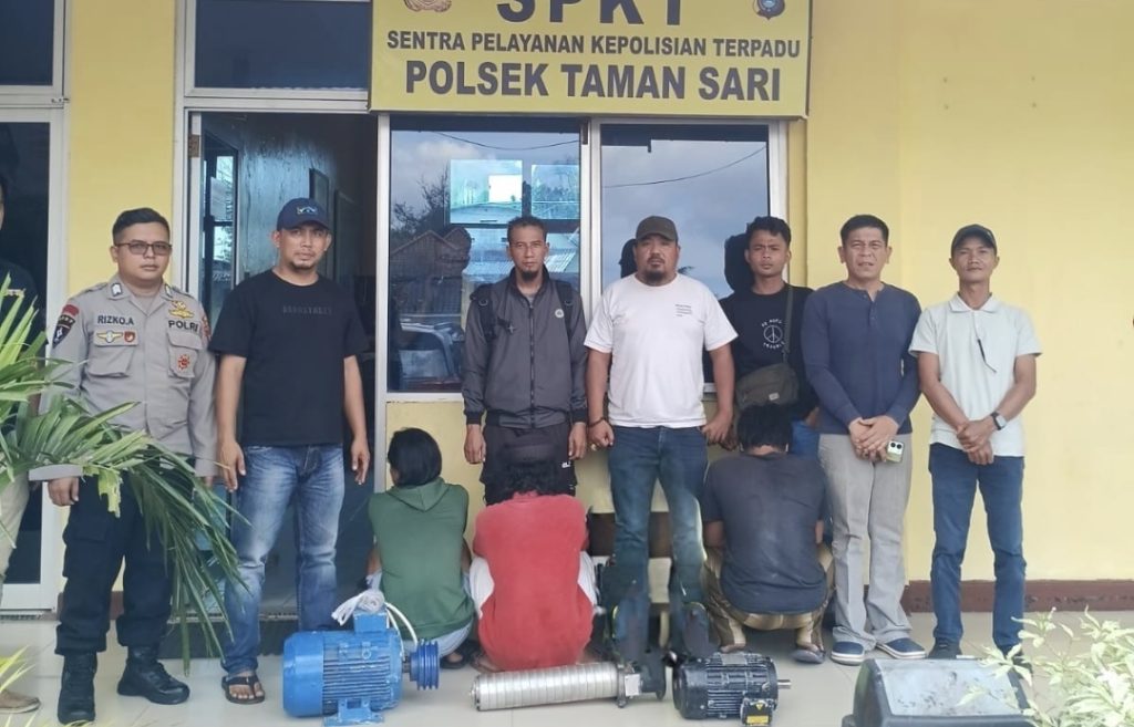 Komplotan Pencuri Rusunawa Dibekuk Polisi. Foto: Istimewa.