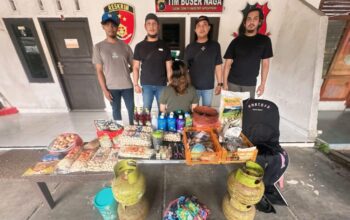 IRT pencurian rumah warga ditangkap Tim Buser Naga. Foto: Istimewa.