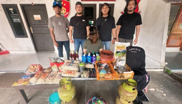 Tim Buser Naga Tangkap IRT Residivis Pencurian Rumah Warga