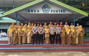 Densus 88 Mabes Polri sosialisasi di SMAN. Foto: Istimewa.