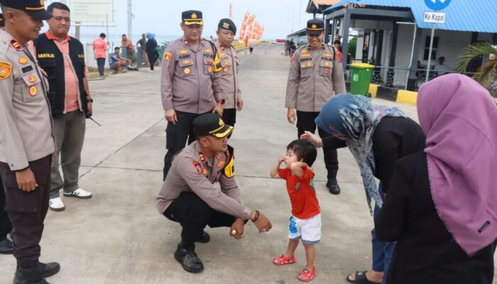 Kapolres Babar Pastikan Arus Mudik Lebaran Masih Berlangsung Kondusif