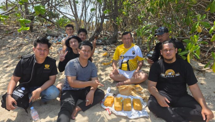 Polisi Temukan 4 Kilogram Sabu di Pulau Ulat Bulu Belitung