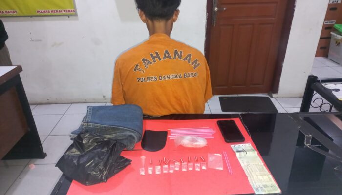 Remaja di Mentok Dibekuk Tim Hantu Gegara Sabu