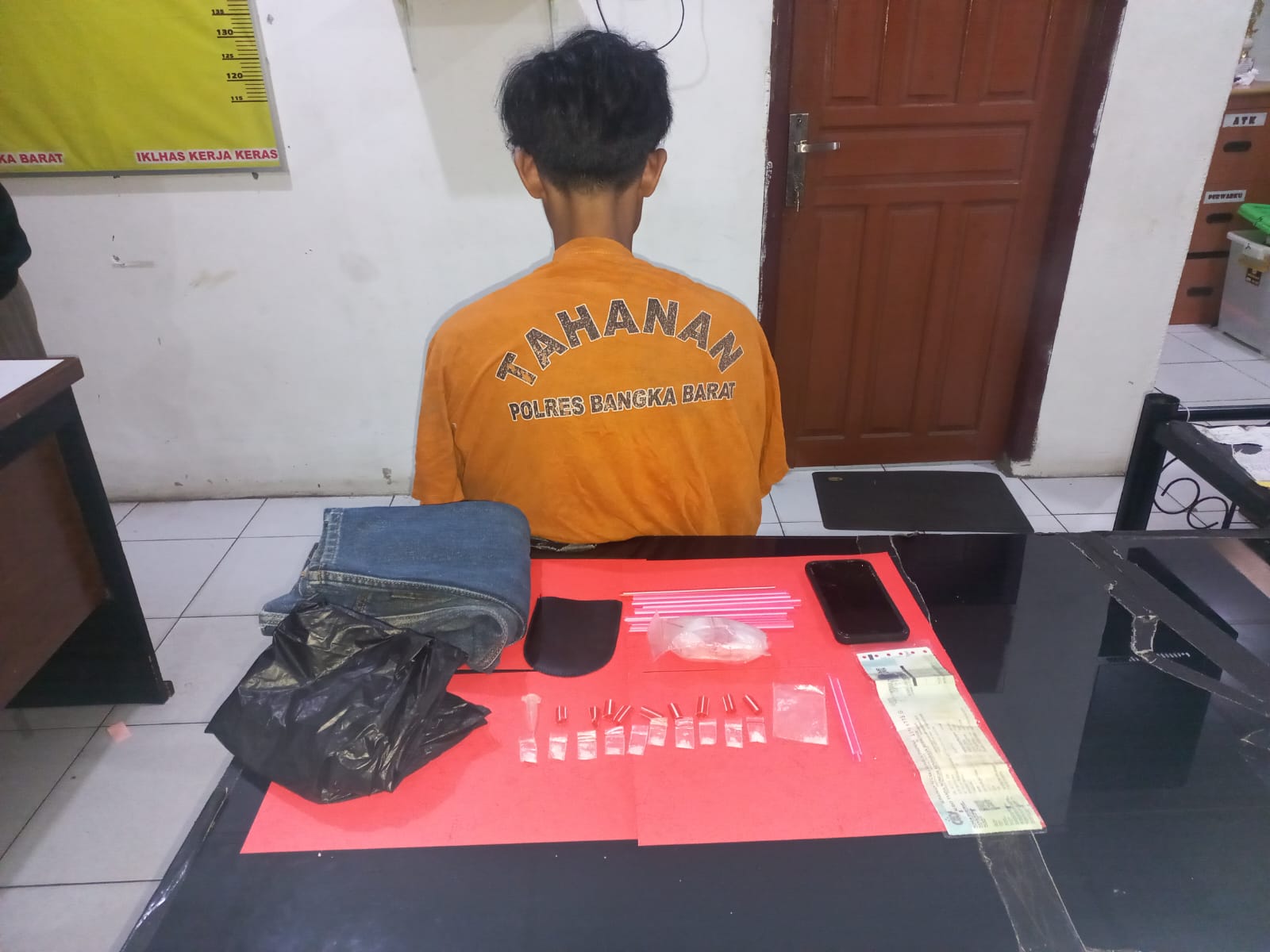 Remaja di Mentok dibekuk Tim Hantu gegara sabu. Foto: Istimewa.