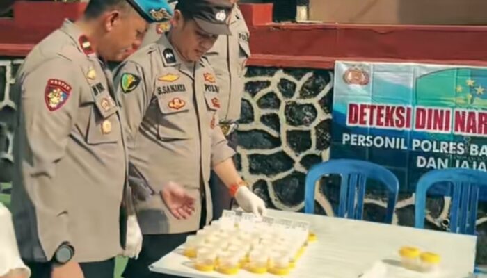 Polisi Kembali Gelar Tes Urine Mendadak, 26 Perwira dan Kapolsek Dinyatakan Negatif