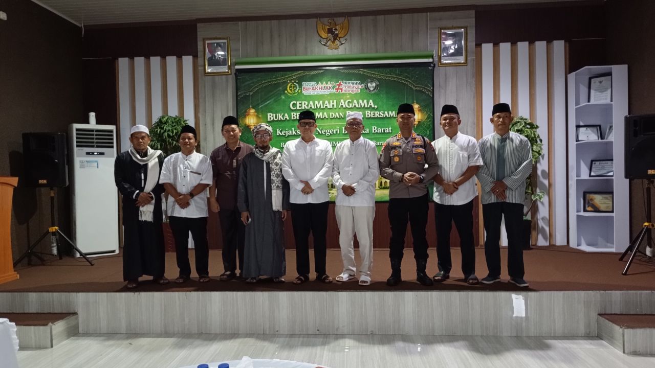 Kejari Babar Gelar Buka Puasa Bersama Forkopimda, Perkuat Sinergi Pembangunan Daerah. Foto: Rizki R.