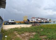 Kondisi terkini penyebrangan di Pelabuhan Tanjung Kalian. Foto: Rizki Ramadhani.