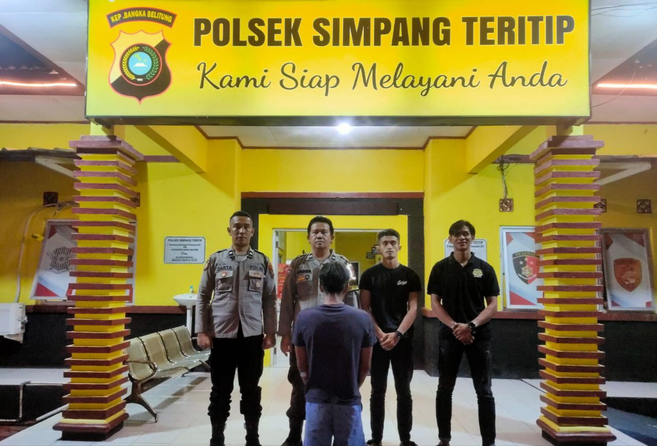 Polres babar bekuk pelaku pencurian sawit PT BPL. Foto: Istimewa.