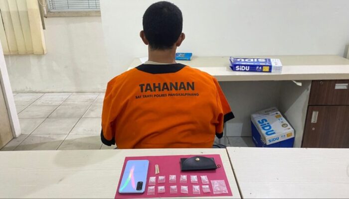 Peredaran Sabu 4,48 Gram Terbongkar, Pria 40 Tahun Diamankan Polisi