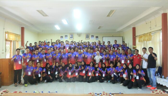 Bidik Banyak Medali di Porprov 2026, Babar Gembleng 70 Pelatih dan Wasit