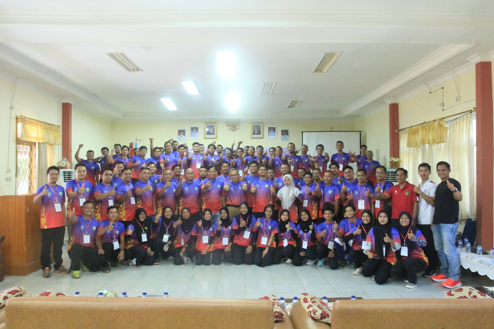 Pelatihan kepada pelatih dan wasit di Bangka Barat. Foto: Istimewa.