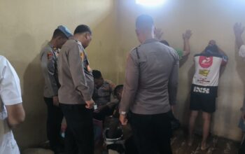 Pemeriksaan ruang tahanan Polres Bangka Barat. Foto: Istimewa.
